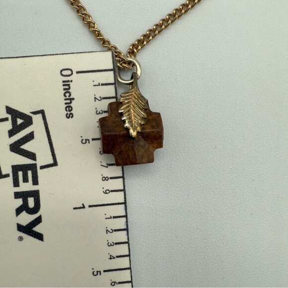 Dainty Wooden Cross Pendant Necklace - Picture 12 of 15